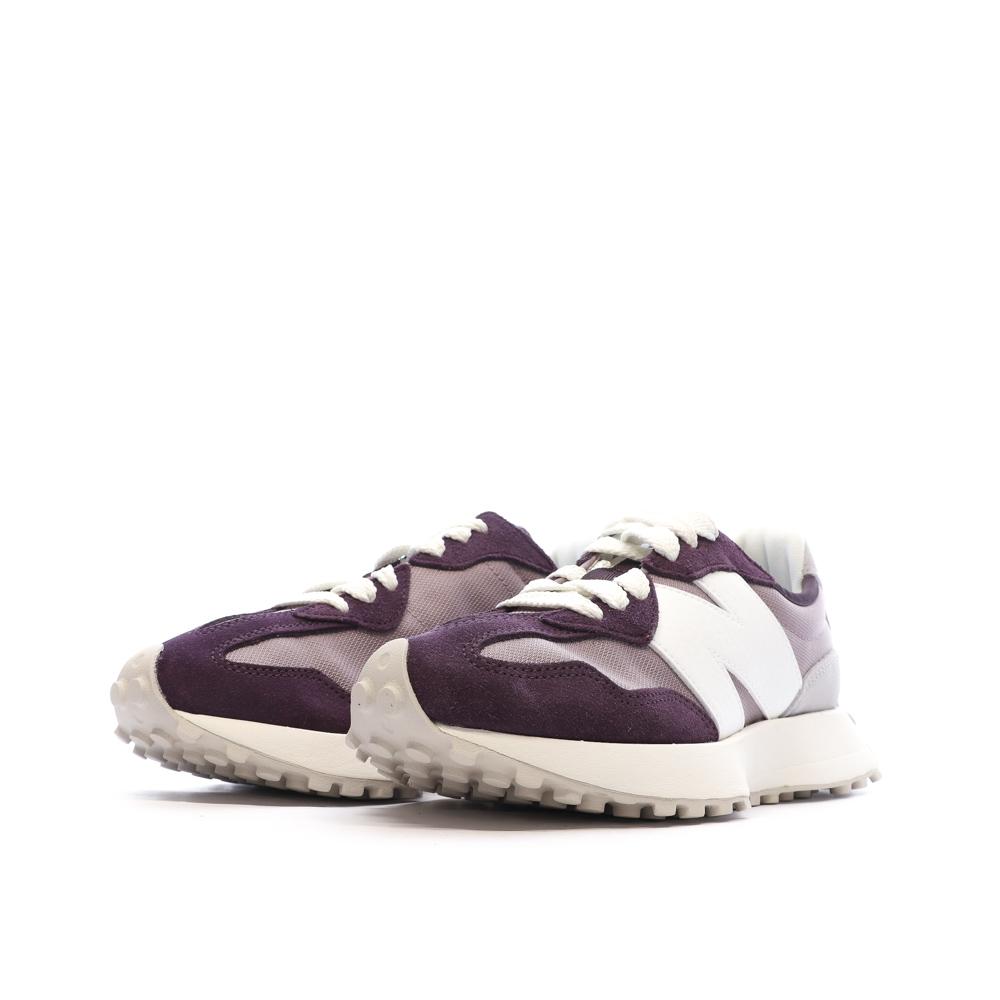New Balance 327 Baskets Rose/Bordeaux Femme U327CF vue 6