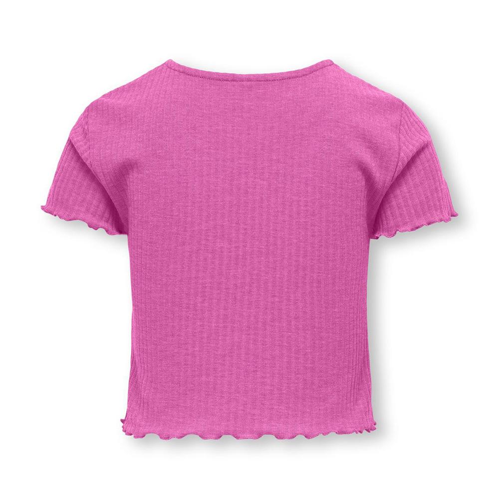 T-Shirt Rosa Fushia Mädchen Only Nella Ansicht 2