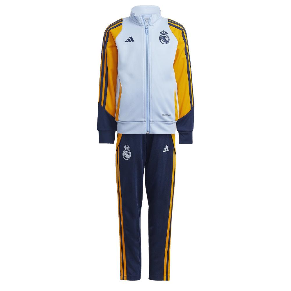 Real Madrid Boy's blue/navy/yellow tracksuit Adidas 24 affordable