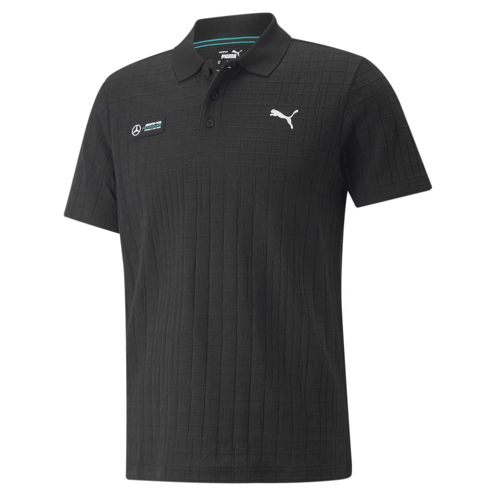 Polo Noir Homme Puma Mercedes Fd Mapf1 pas cher