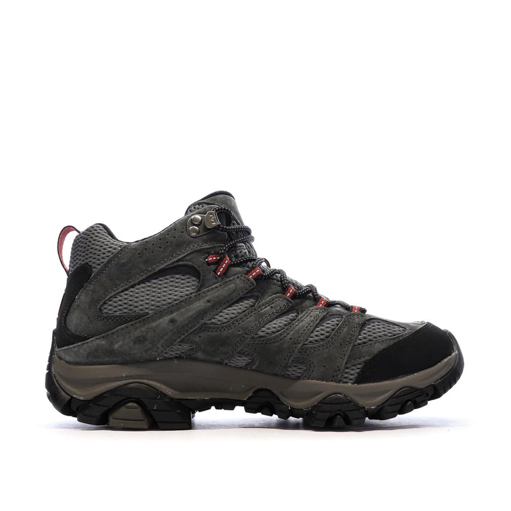 Chaussures de Randonnée Grises Homme Merrell Moab 3 Mid GTX vue 2