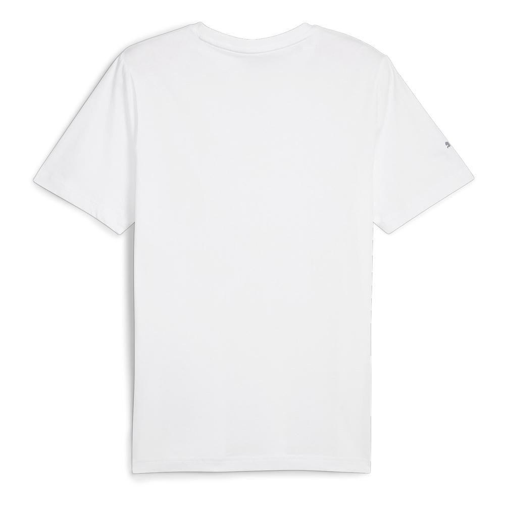 T-shirt Blanc Homme Puma 624155 vue 2