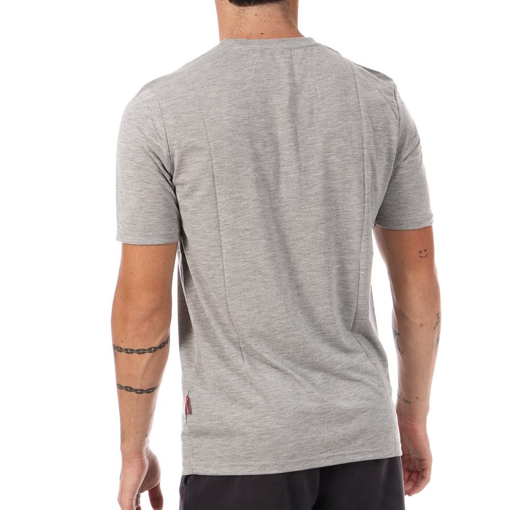 T-shirt Gris Homme Supreme Grip Lips vue 2