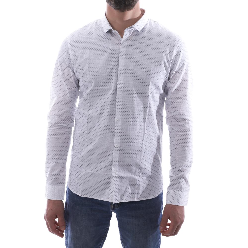 Chemise blanche à motifs homme Teddy Smith Caster pas cher