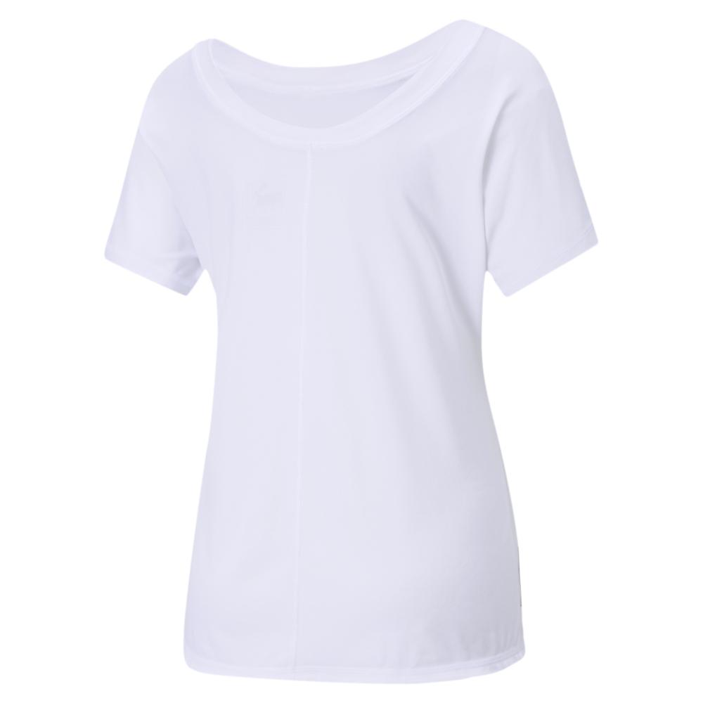 T-shirt Blanc Femme Puma Jersey Cat vue 2