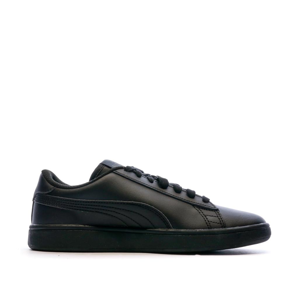 Baskets Noires Garçon PUMA SMASH V2 L vue 2