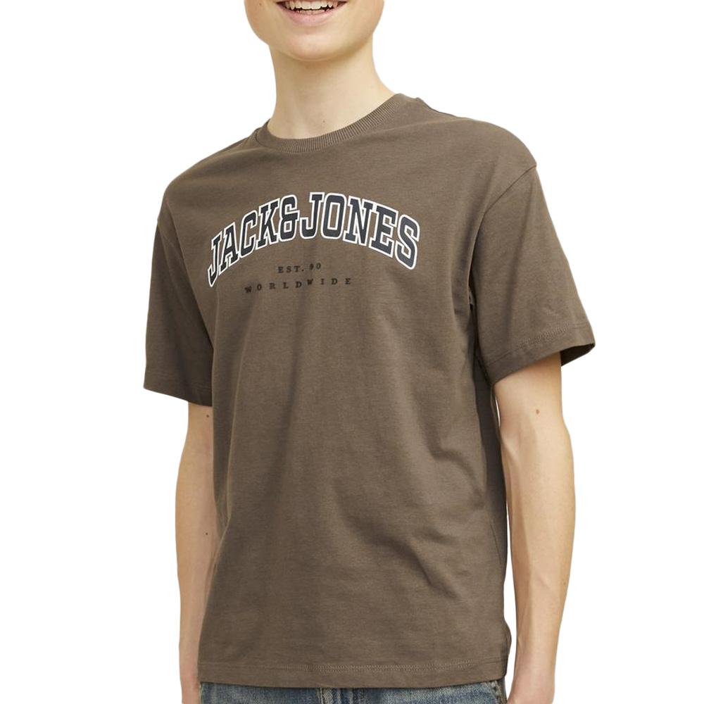 T-shirt Marron Garçon Jack & Jones Varsity pas cher