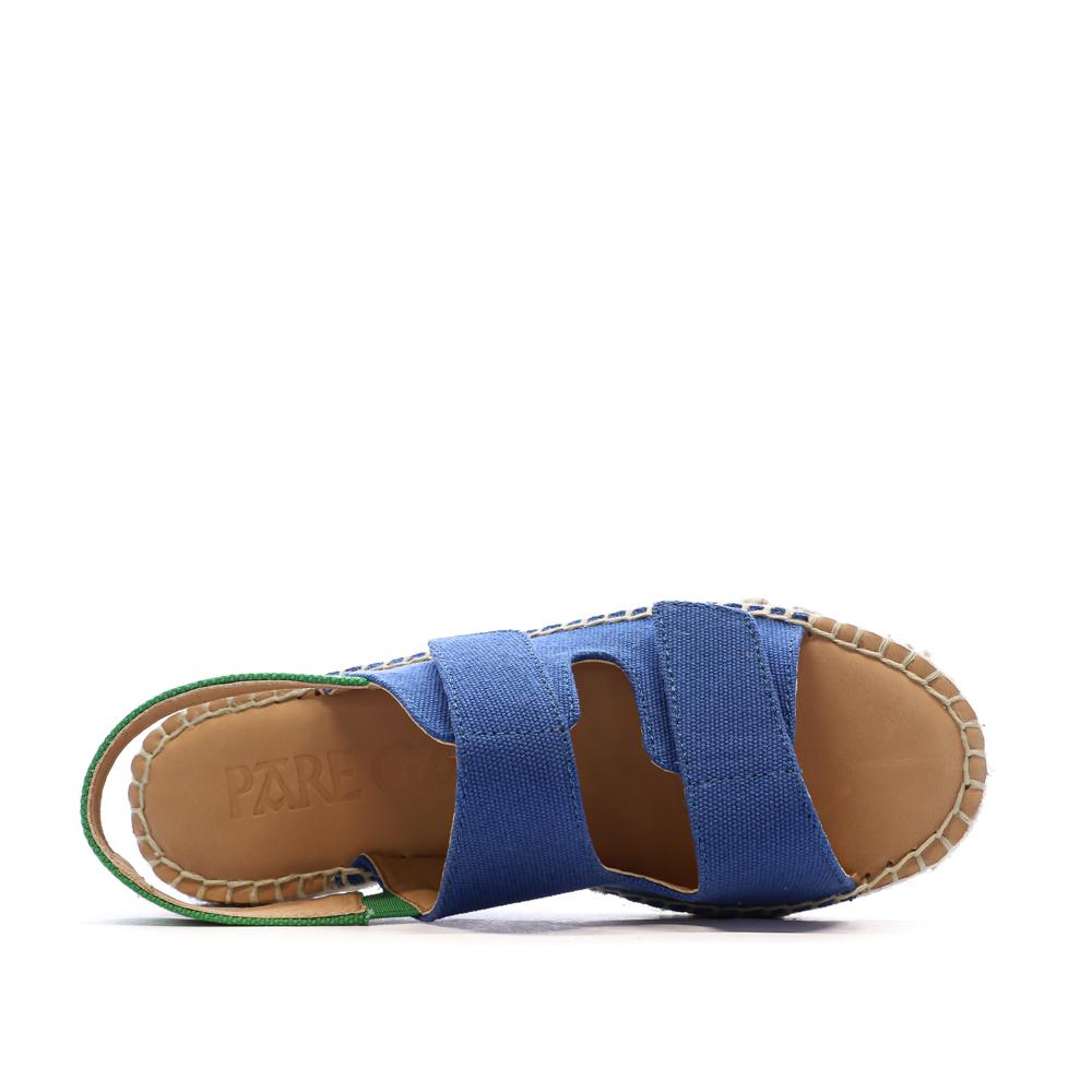 Sandales Bleu/Vertes Fille Pare Gabia Doris vue 4