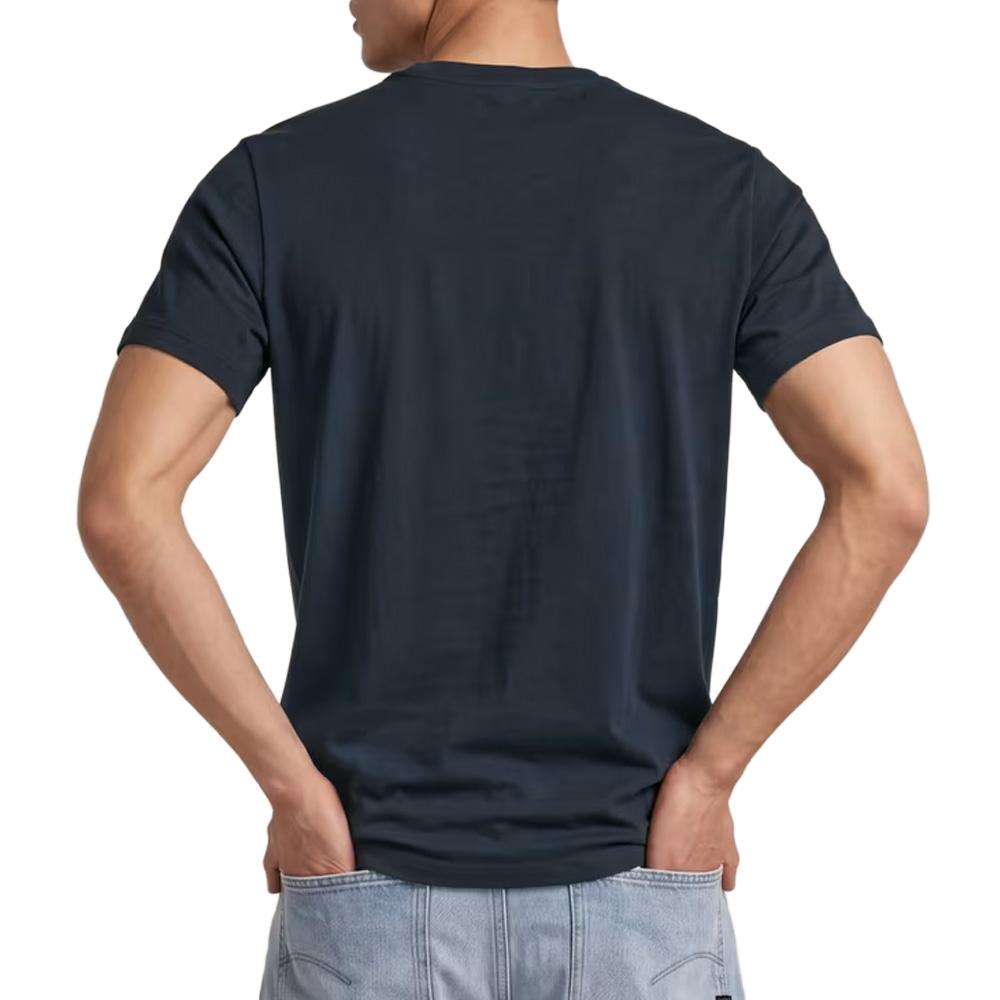 T-Shirt Marine Homme G-Star RAW Faded vue 2