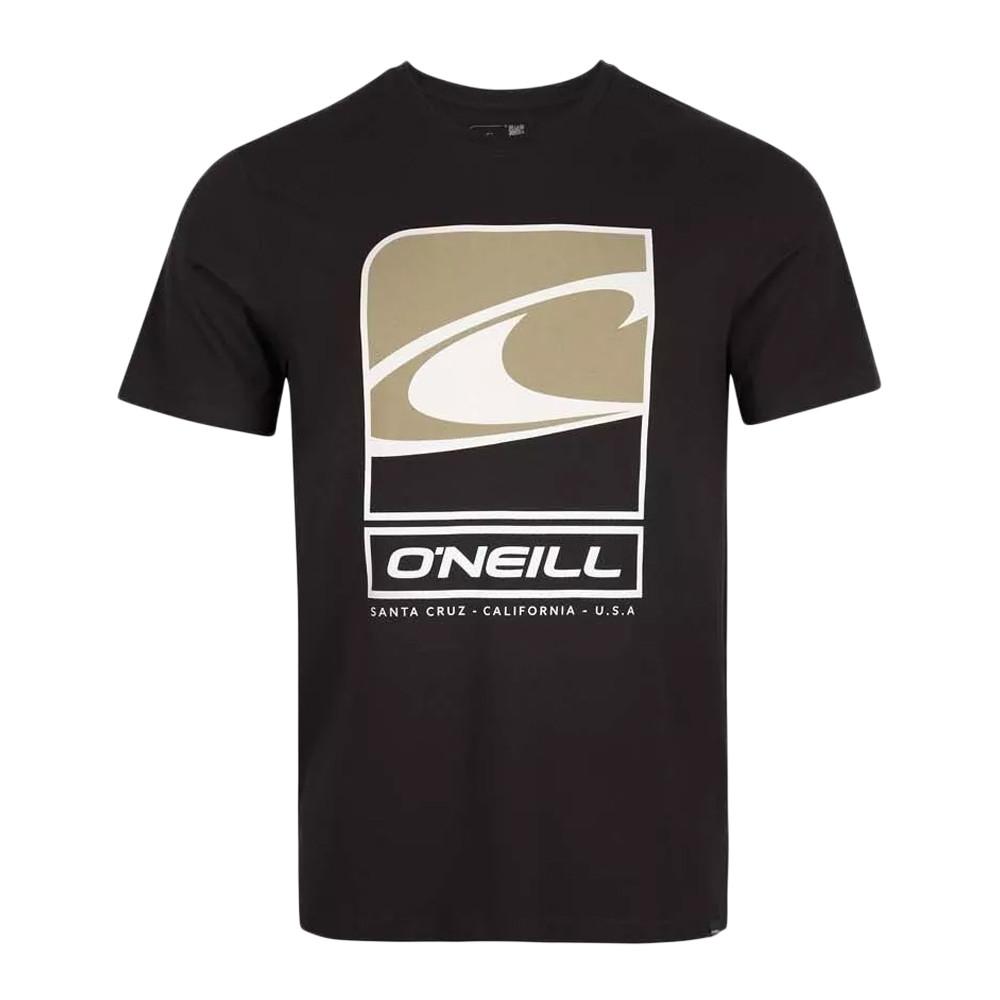 T-shirt Noir Homme O'Neill Flag Wave pas cher