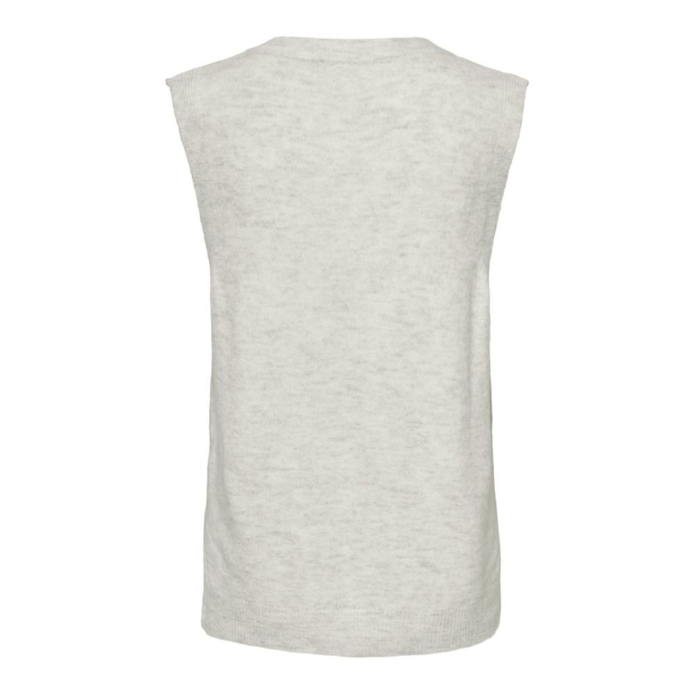 Pull Blanc Chiné Femme JDY Elanor Mia vue 2
