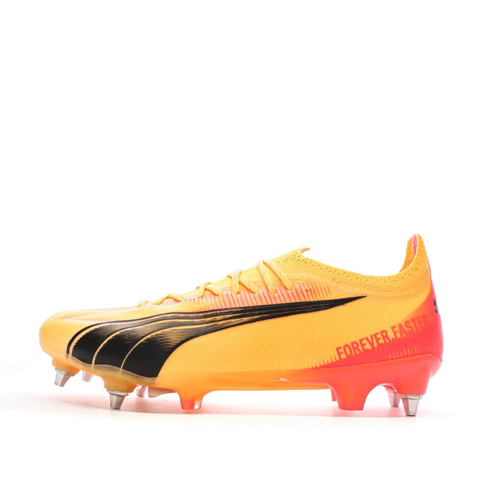 Chaussures de football Orange/Rose Homme Puma Ultra Ultimate pas cher