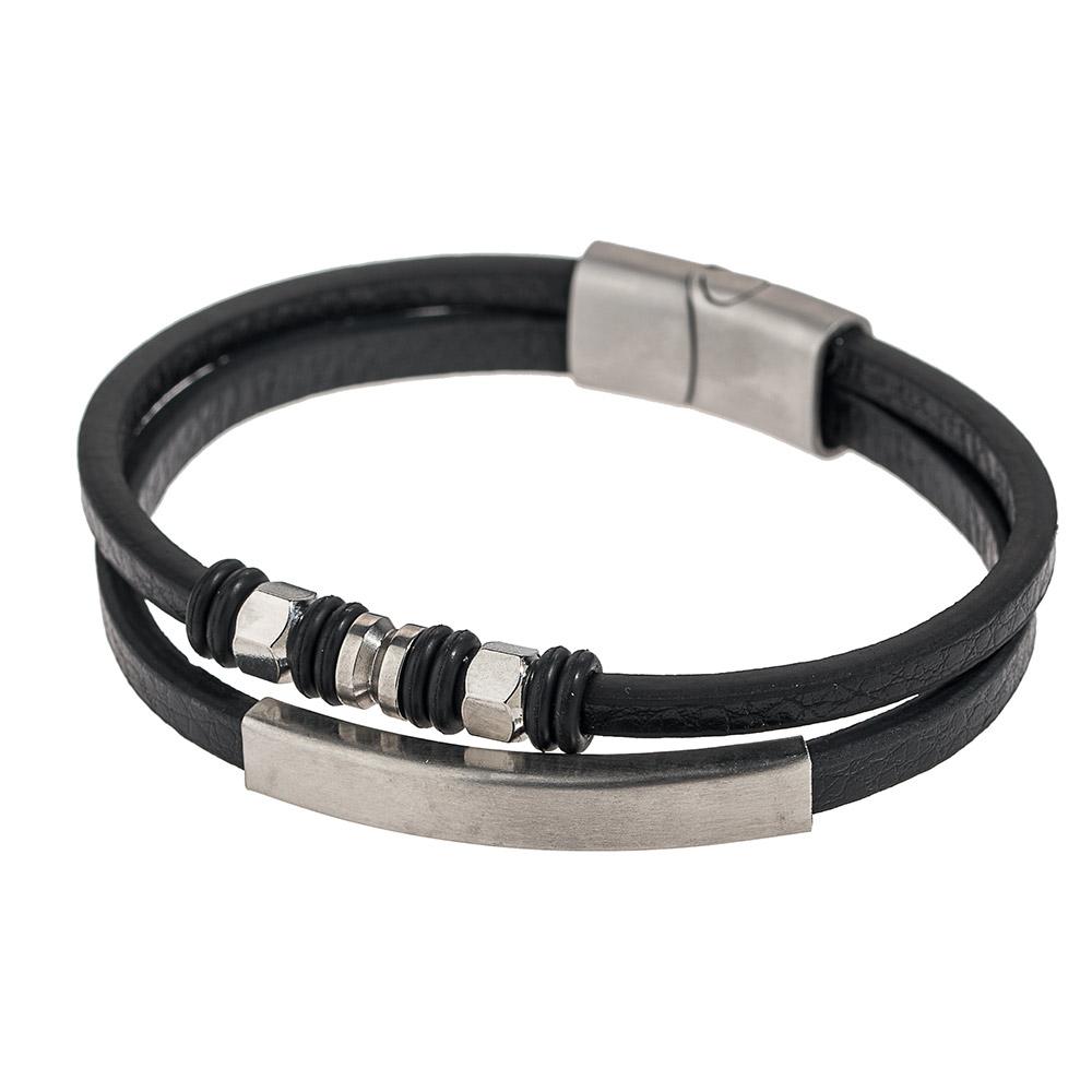 Bracelet Noir Homme Geographical Norway SG-315115 pas cher