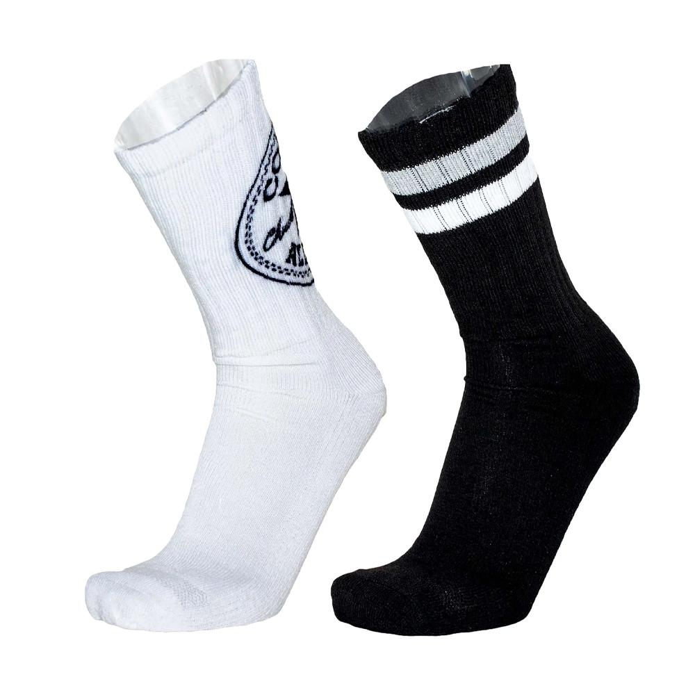 Chaussettes Noires/Blanches Homme Converse E1236H pas cher