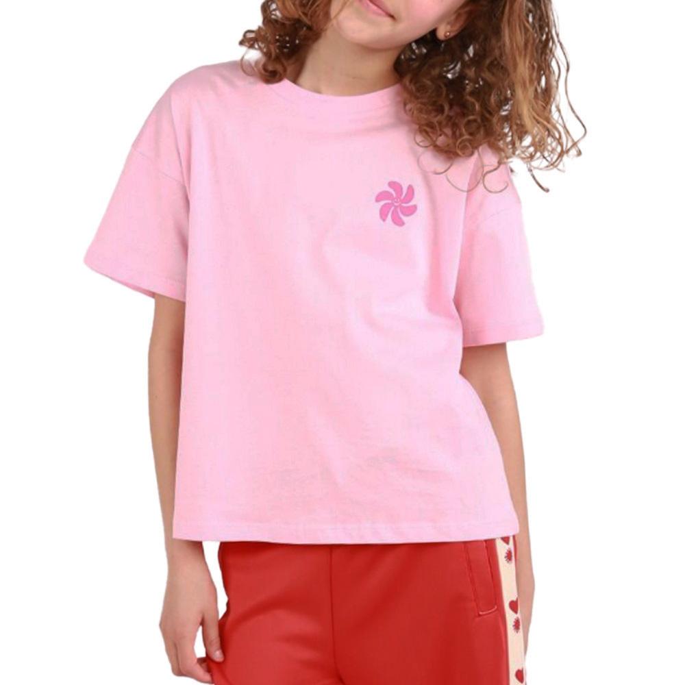 T-shirt Rose Fille Kids Only Sun-veras Flower vue 5