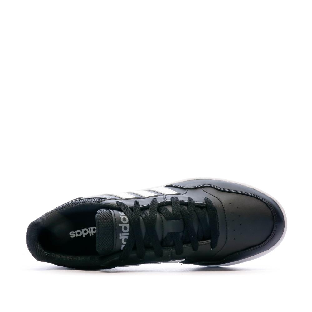 Baskets Noires Homme Adidas Hoops 3.0 vue 4