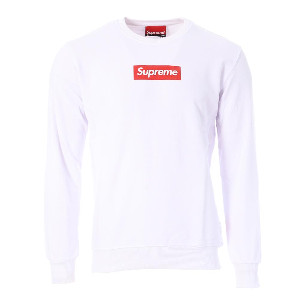 Sweat Blanc Homme Supreme Grip Léo pas cher