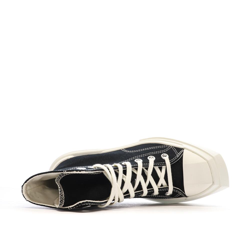 Baskets Noires Femme Converse Chuck 70 De Luxe Wedge A06478C vue 4