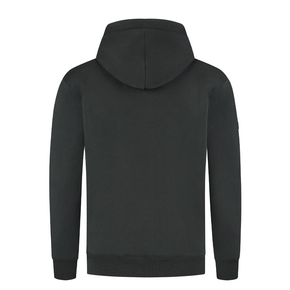 Sweat Zippé Noir Homme Superdry Borg vue 2