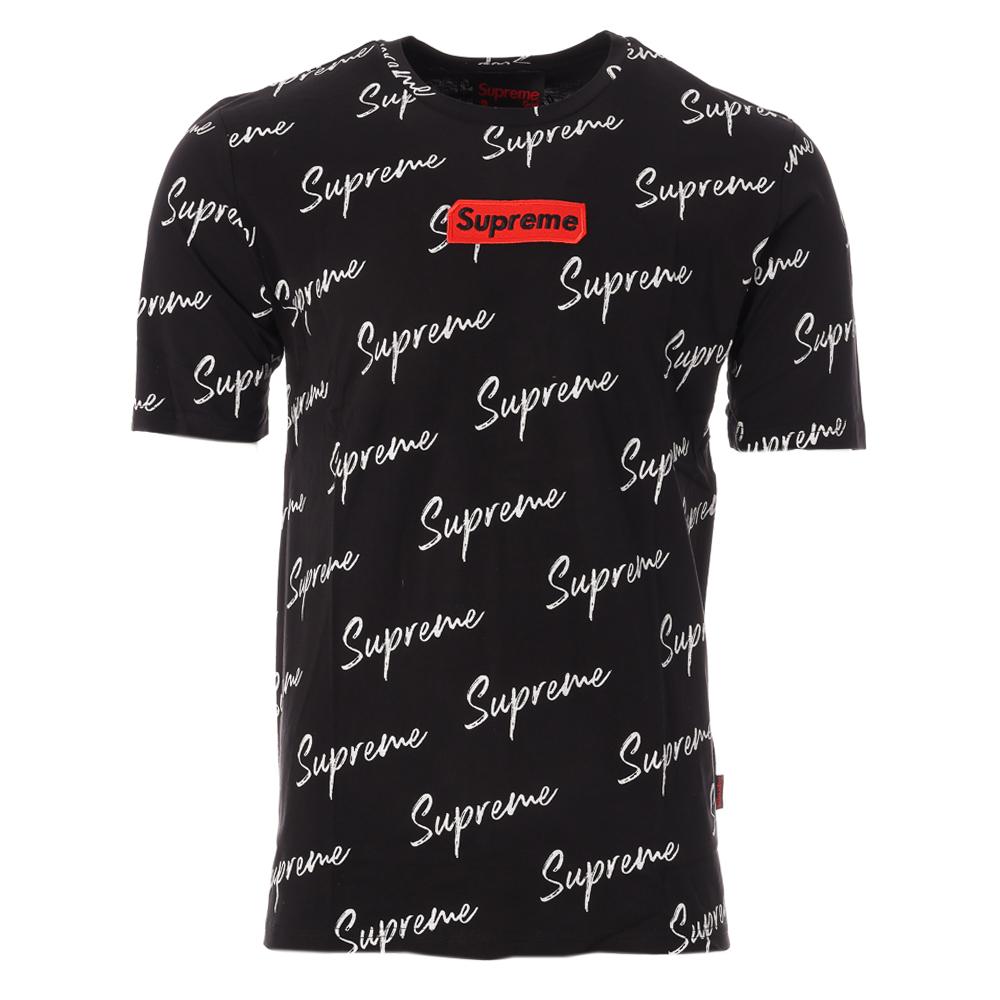 T-shirt Noir Homme Supreme Grip Many pas cher
