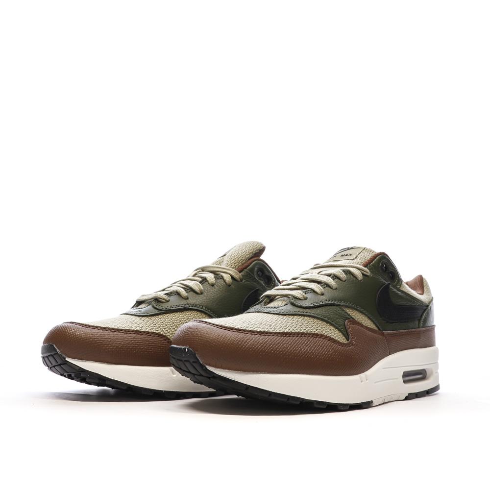 Baskets Kaki Homme Nike Air Max 1 vue 6