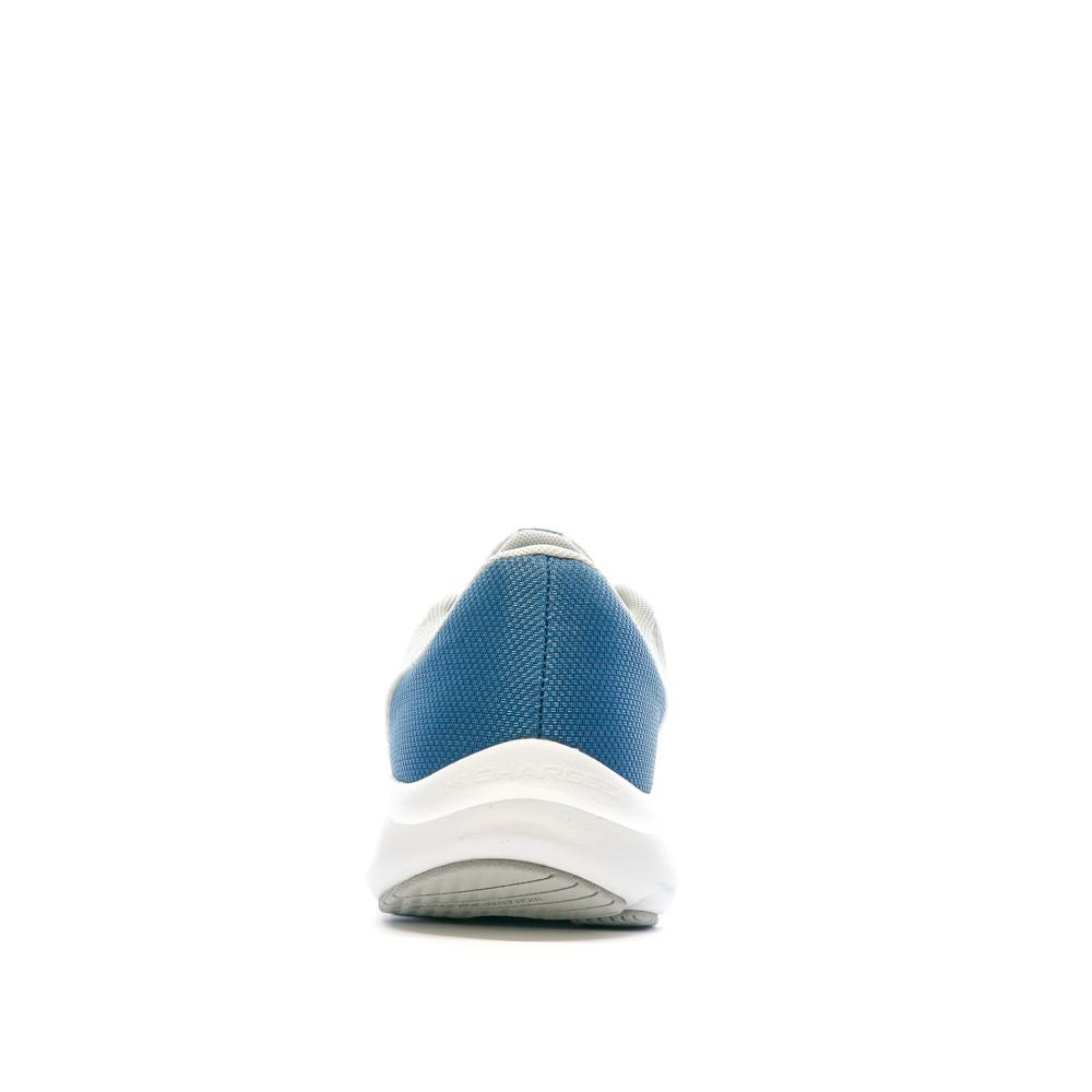 Chaussures de Running Blanc/Bleu Homme Under Armour Charged Pursuit 3 Tech vue 3