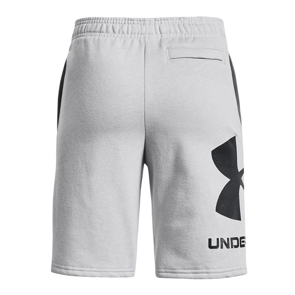 Short Gris Garçon Under Armour Rival Fleece vue 2