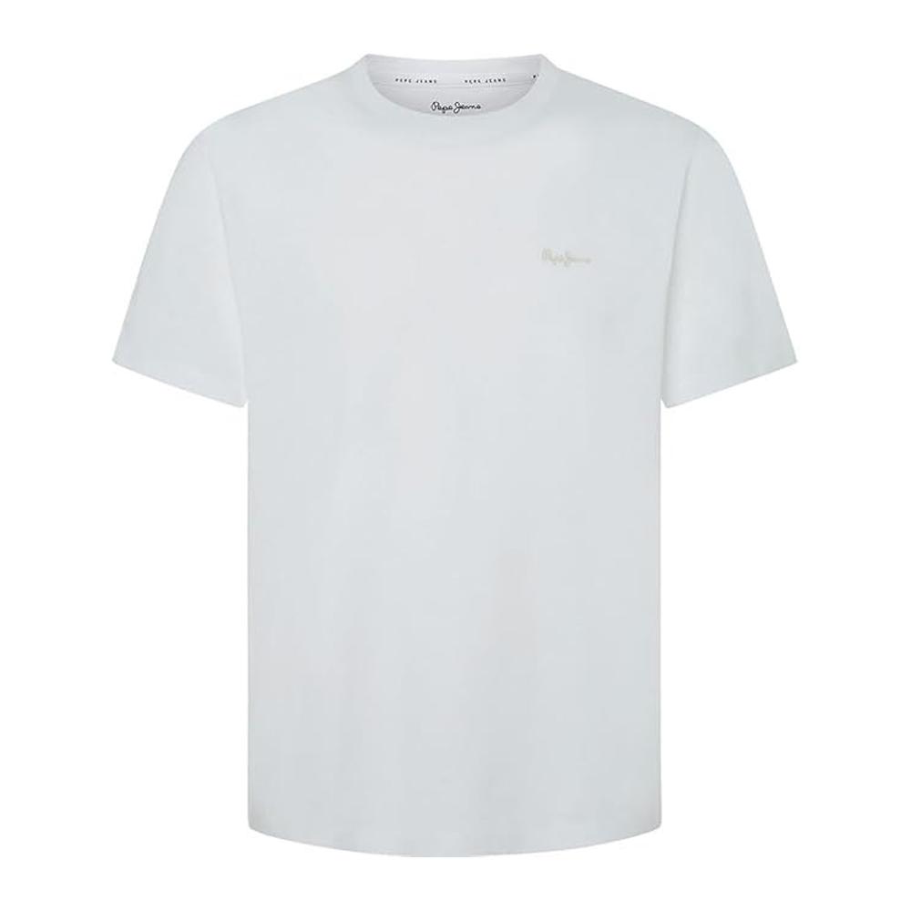 T-shirt Blanc Homme Pepe jeans Connor PM509206 pas cher