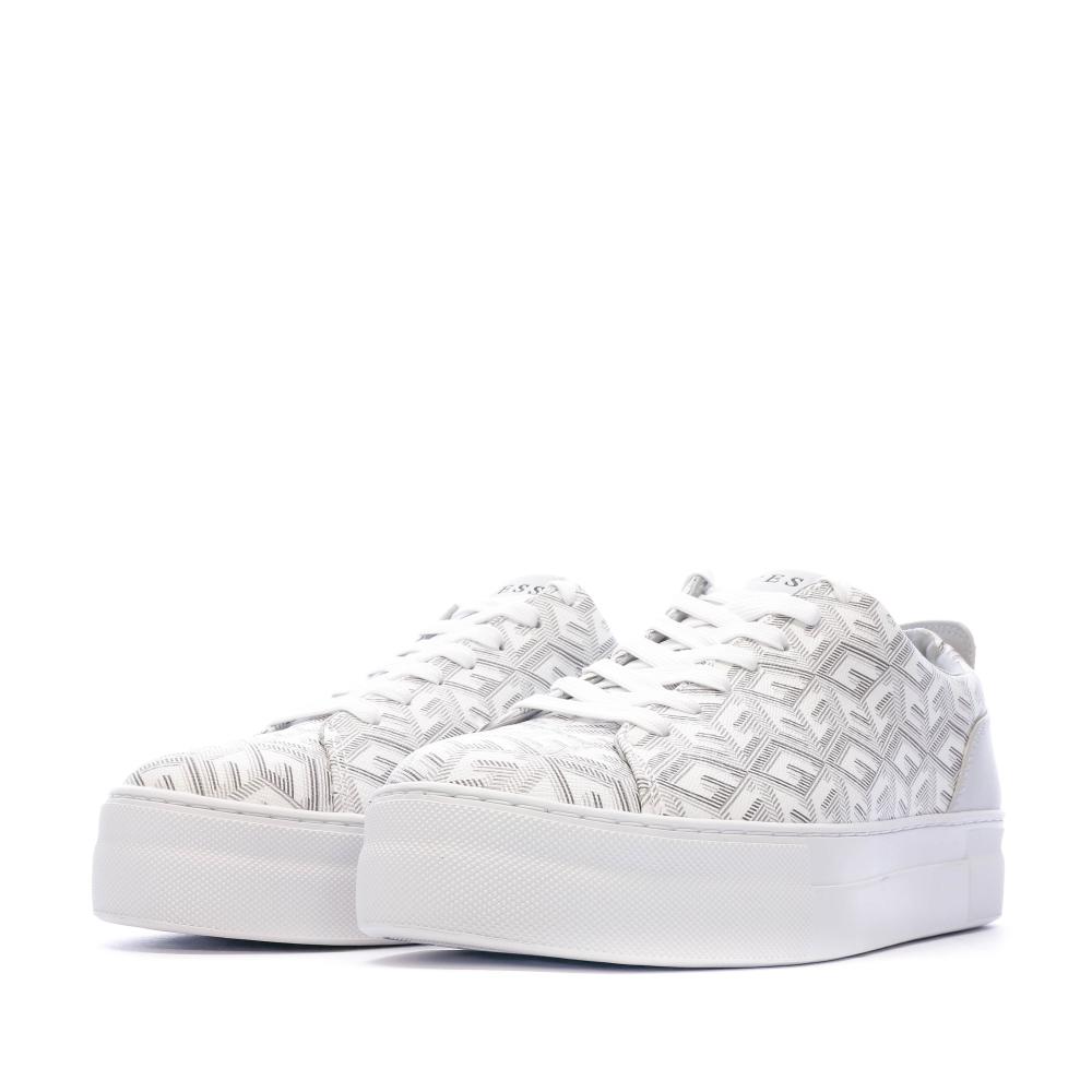Baskets Blanches Femme Guess Giaa5 vue 6