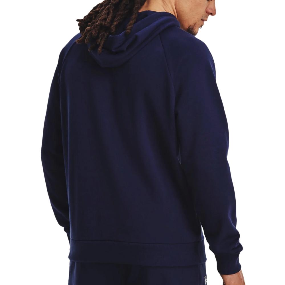 Sweat Capuche Marine Homme Under Armour Rival Fleece Logo vue 2