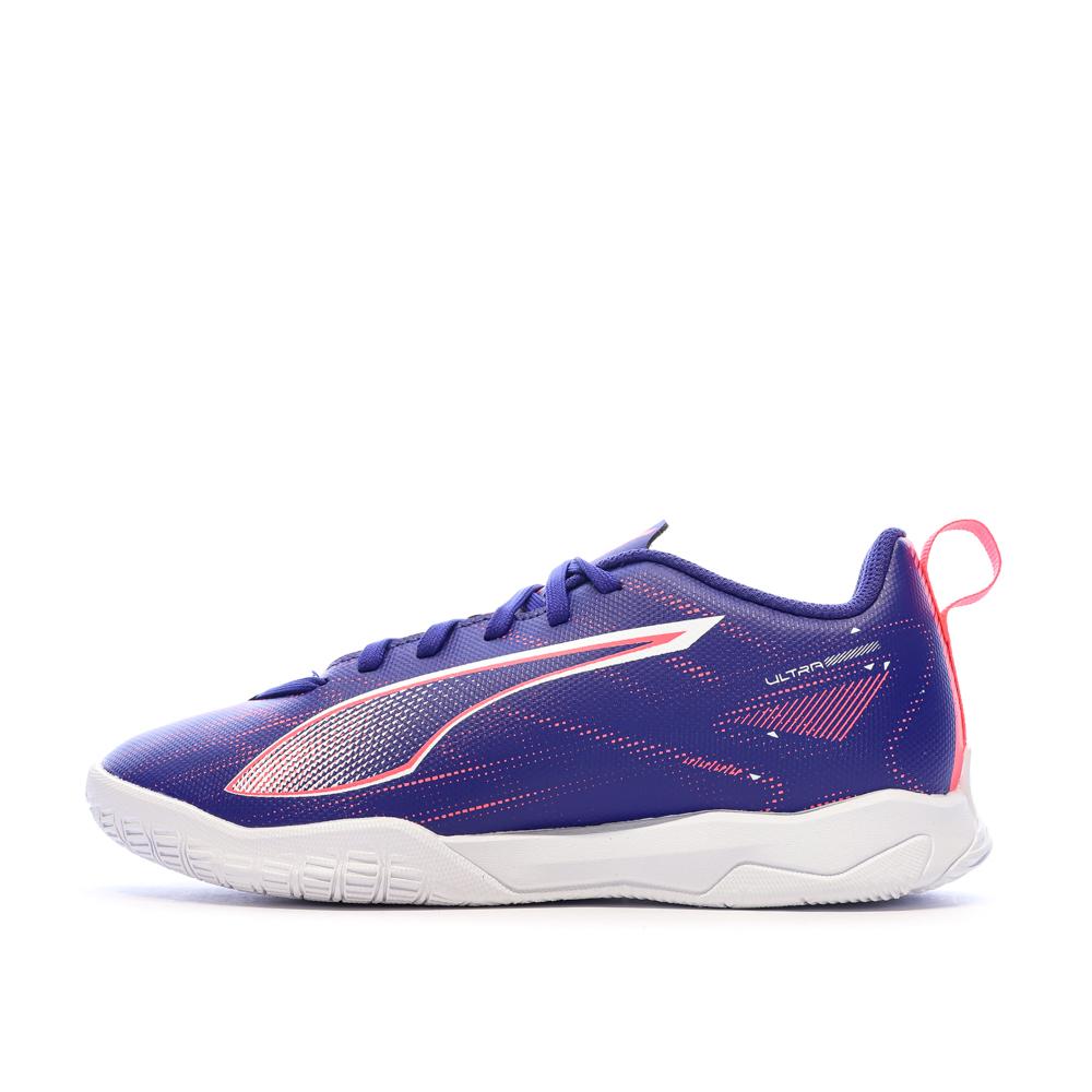 Chaussures de futsal Violettes/Roses Garçon Puma Ultra 5 Play pas cher