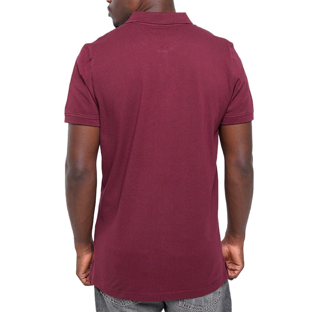 Polo Bordeaux Homme Tommy Hilfiger Tjm Slims vue 2