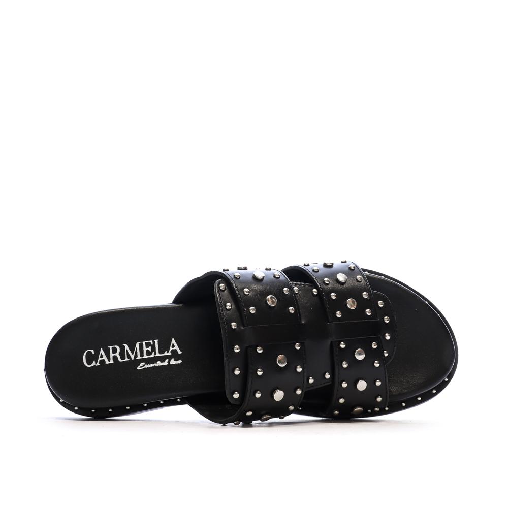 Sandales Noires Femme Carmela Bridas vue 4