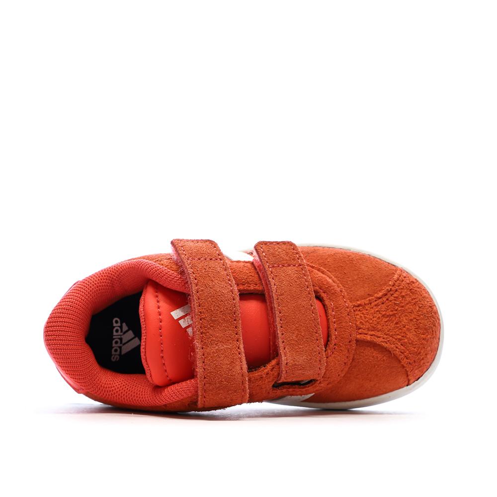 Baskets Rouges/Blanches Fille Adidas Grand Court 3.0 vue 4