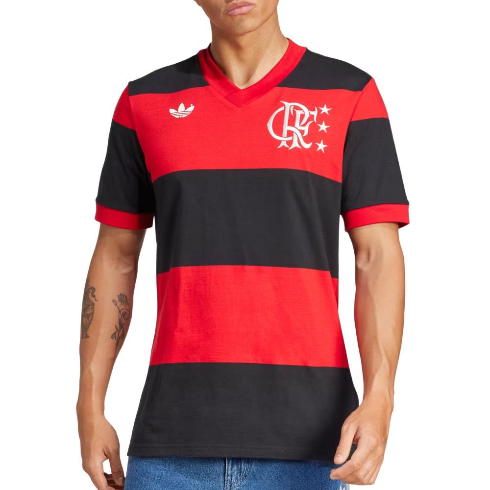 Camiseta de local del Flamengo para hombre de Adidas '81 barato