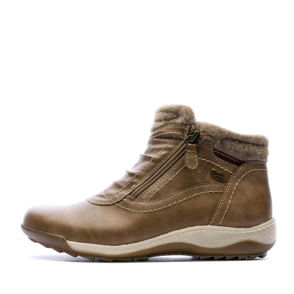 Bottines Marron Femme Relife Jilfay pas cher