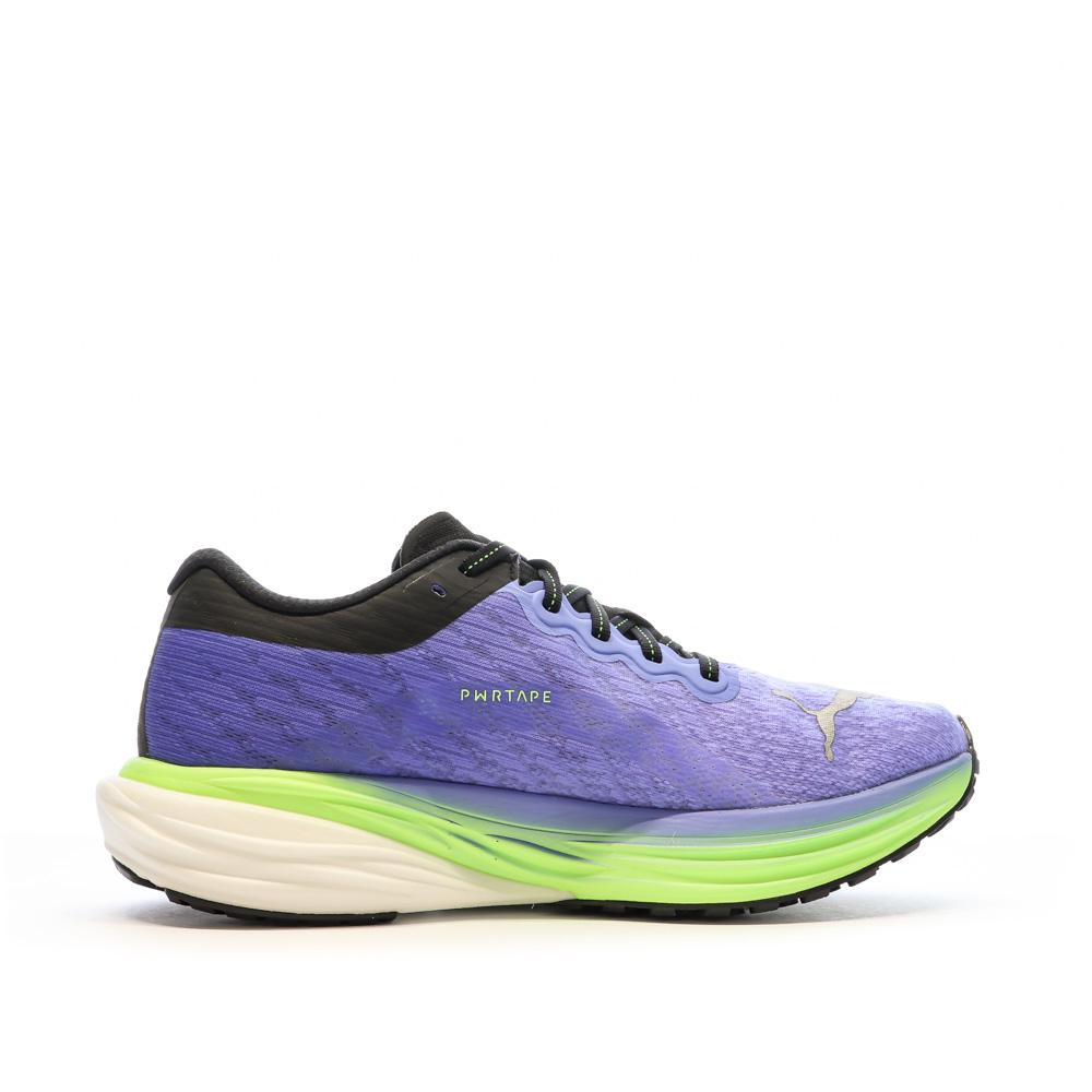 Chaussures de Running Violettes/Noires Homme Puma Deviate Nitro 2 vue 2