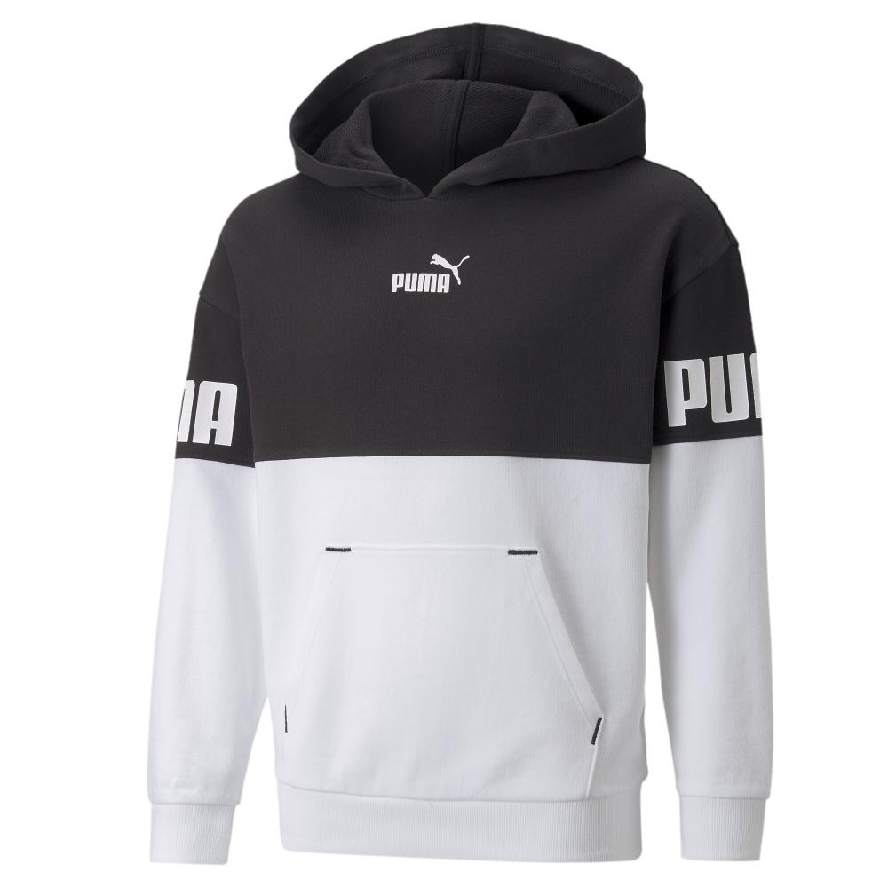 Sweat à capuche Noir/Blanc Garçon Puma Power