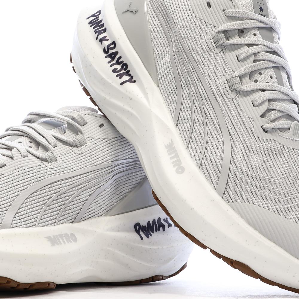 Chaussures de running Grise Femme Puma Foreverrun Nitro 2 Saysky vue 7