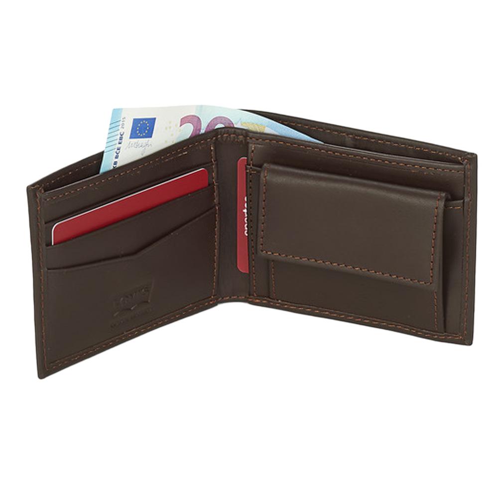 Portefeuille Marron Homme Levi's Batwin vue 2