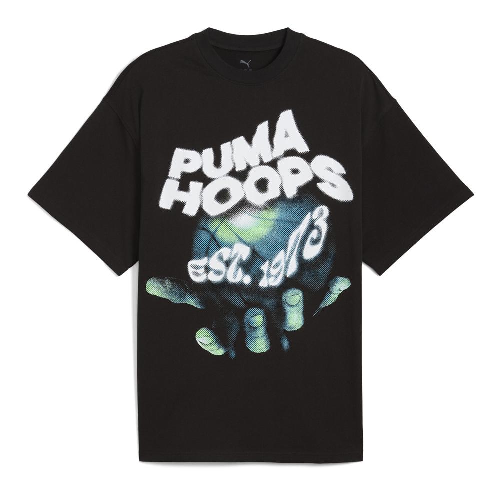 T-Shirt Noir Homme Puma Hoopss pas cher