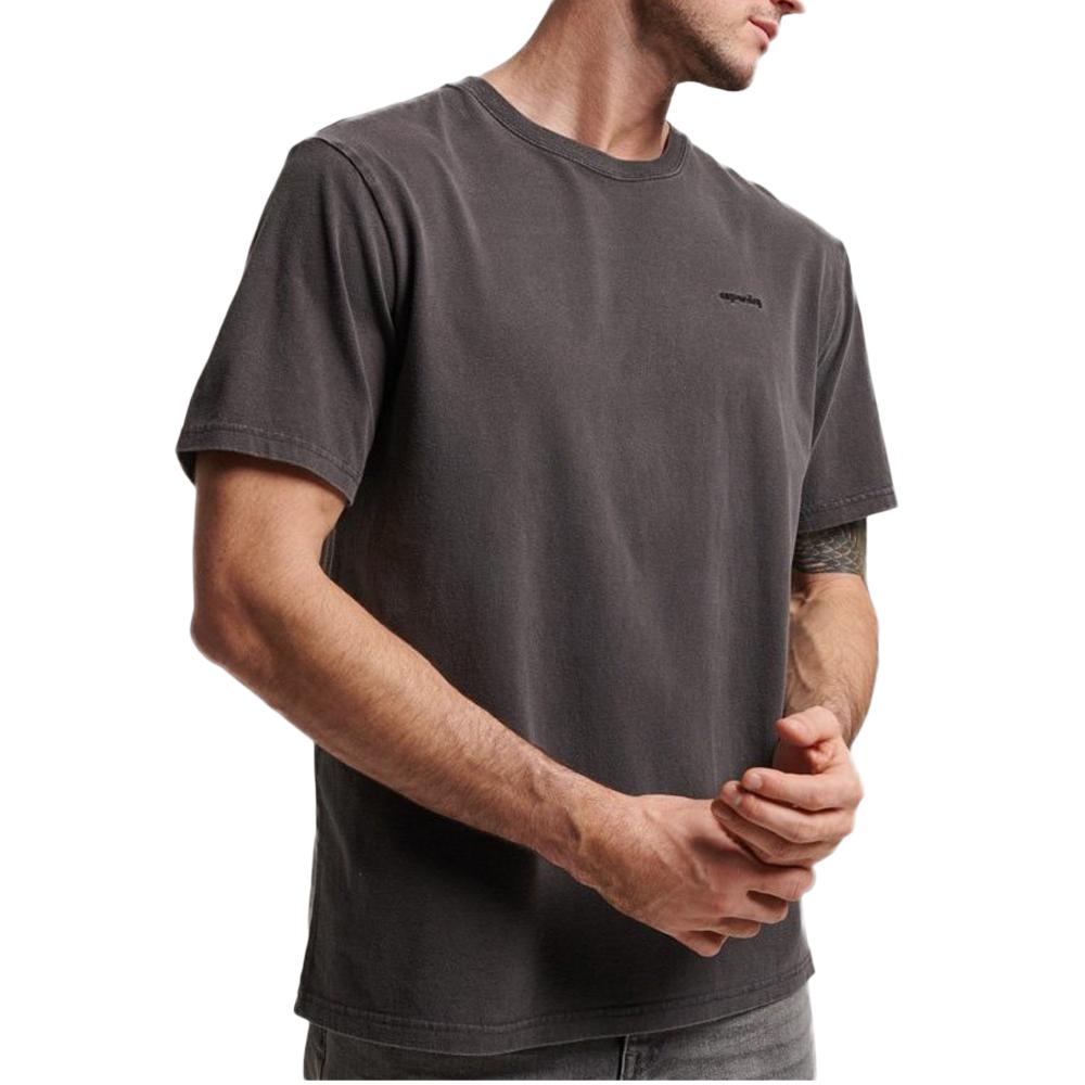 T-shirt Gris Homme Superdry Vintage Mark pas cher