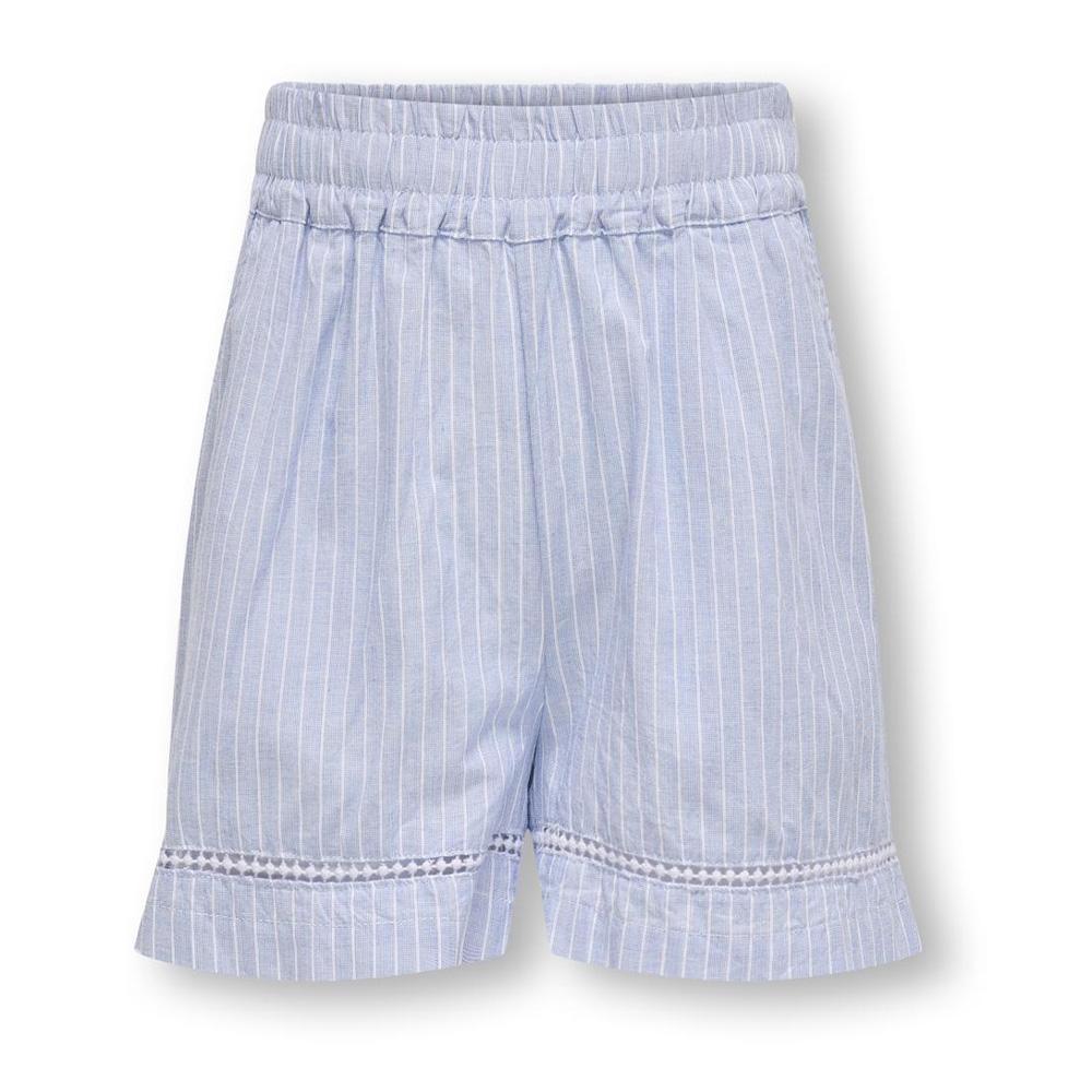Camiseta corta blanca/azul para niña ONLY Kogdaimi barato
