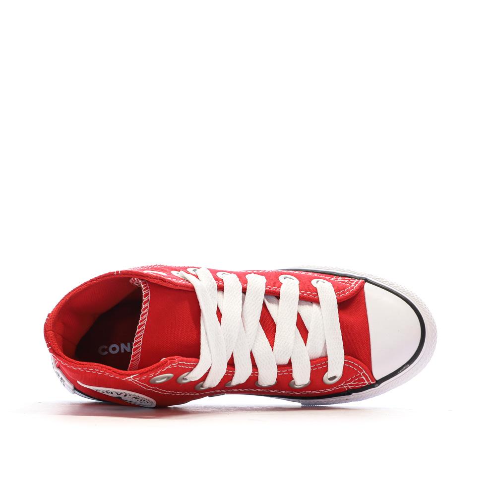 Baskets Rouges Garçon/Fille Converse Chuck Taylor All Star vue 4