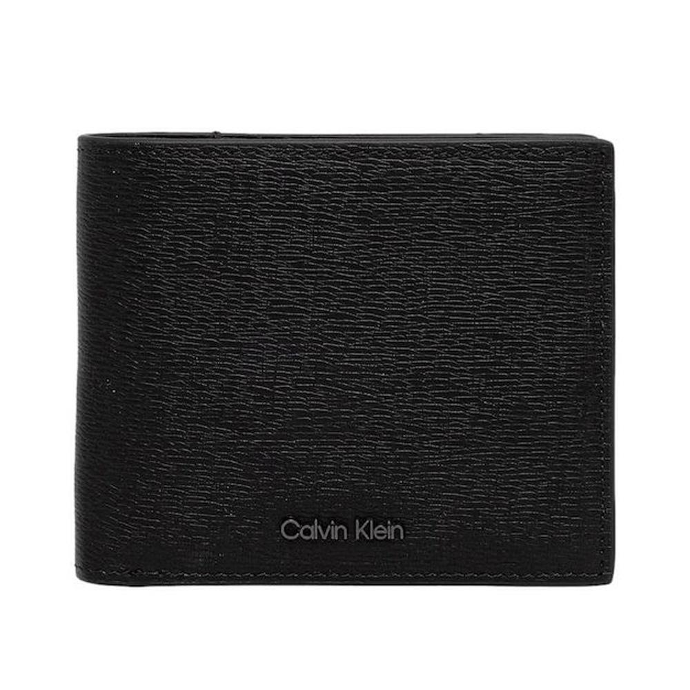 Portefeuille Noir Homme Calvin Klein Jeans Saffiano pas cher