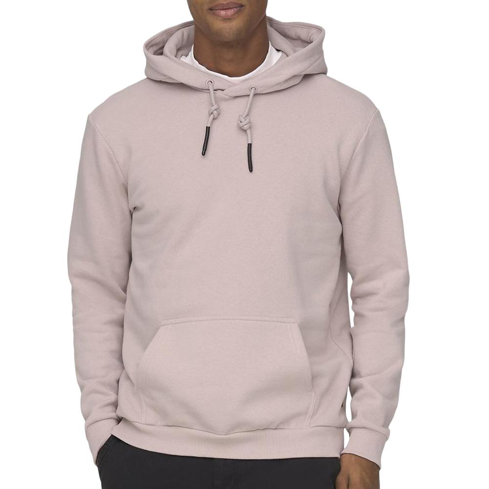 Sweat à Capuche Rose clair Homme Only & Sons Ceres pas cher