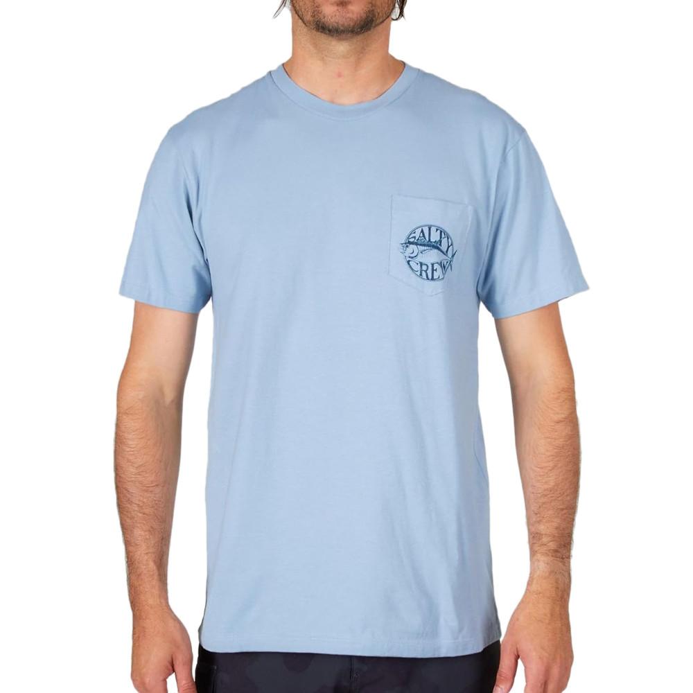 T-shirt Bleu Homme Salty Crew Tuna Time pas cher