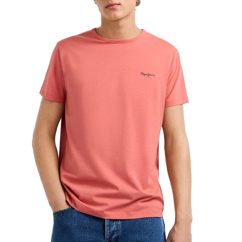 Camiseta roja de hombre Pepe Jeans Original barato