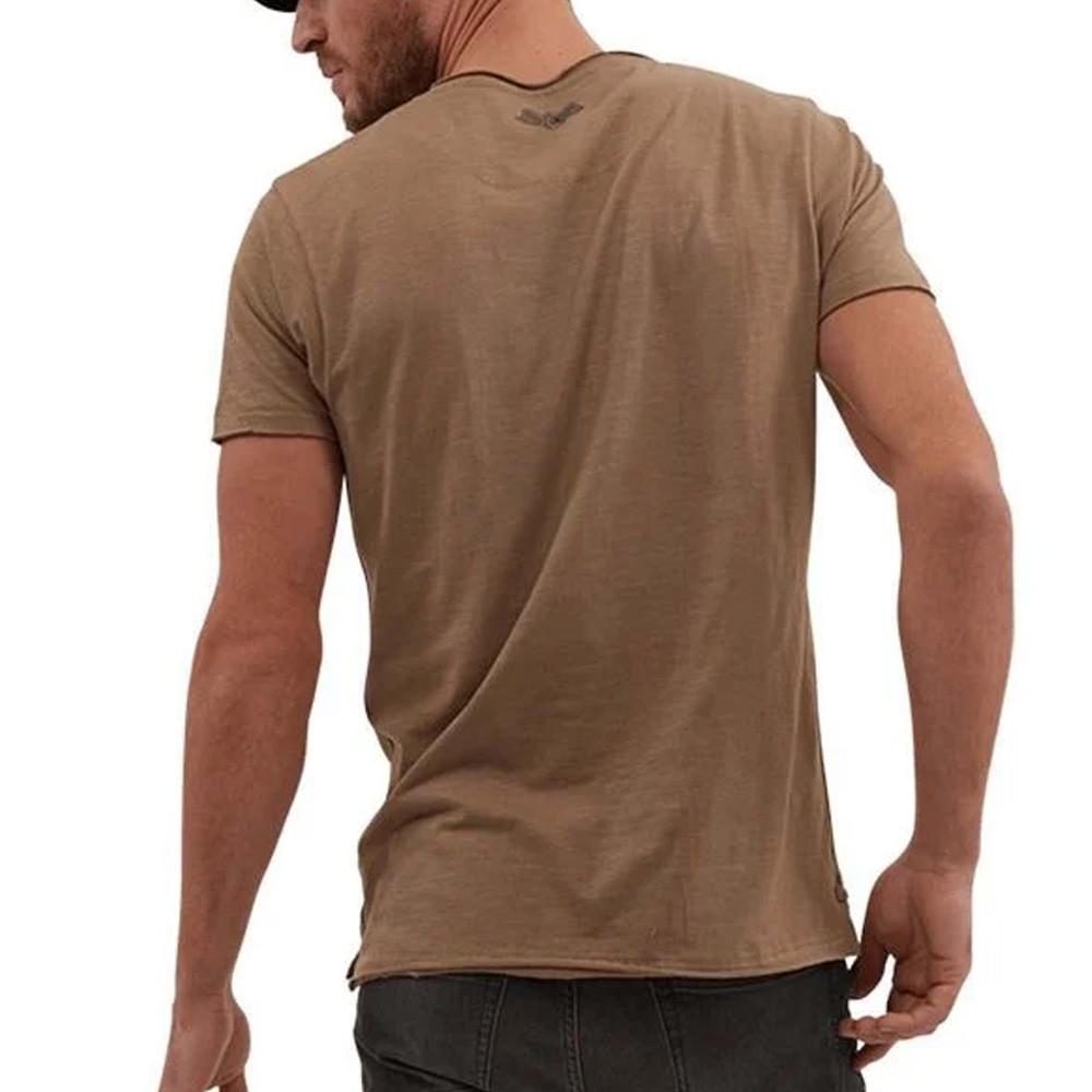 T-shirt Beige Homme Von Dutch GPRIX vue 2