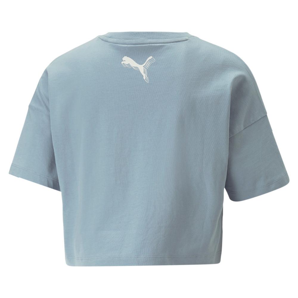 T-shirt Bleu Femme Puma Crop Tee 1 vue 2